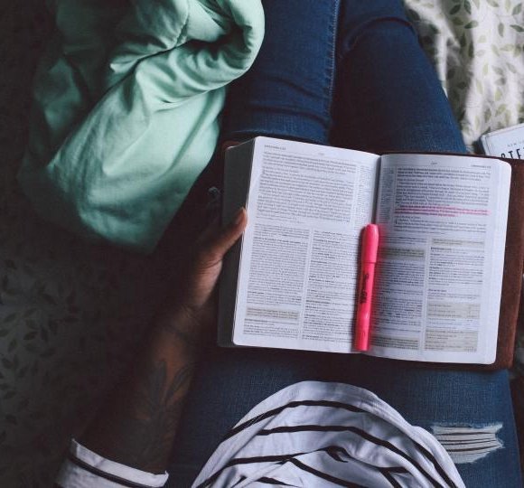 Livre annote au surligneur pour preparer le commentaire litteraire du bac